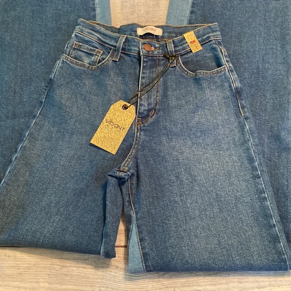 Vibrant Jeans Final Price Nwt Vibrant Inside Out High Waist Jeans Poshmark
